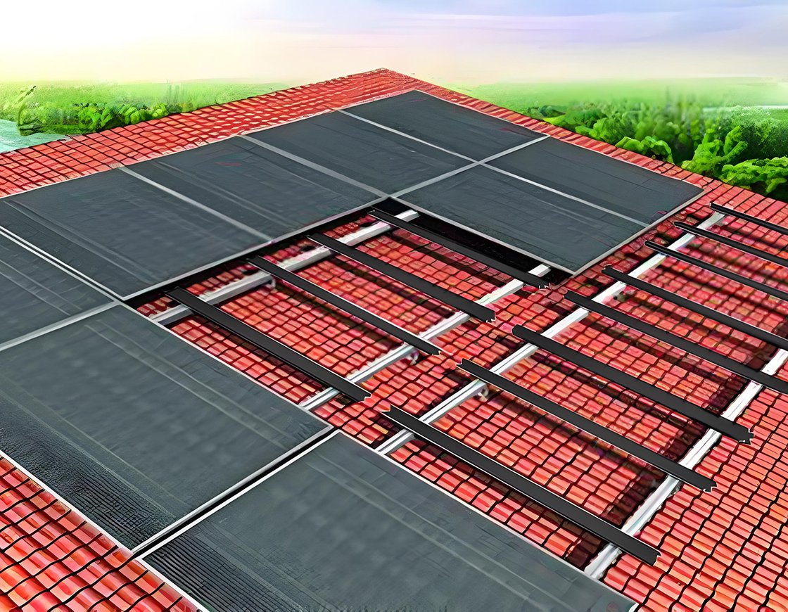 pa66 solar panel mounting rails应用图