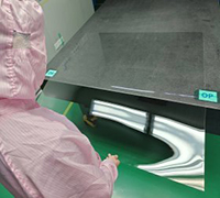 visual inspection of fluorescent lamps