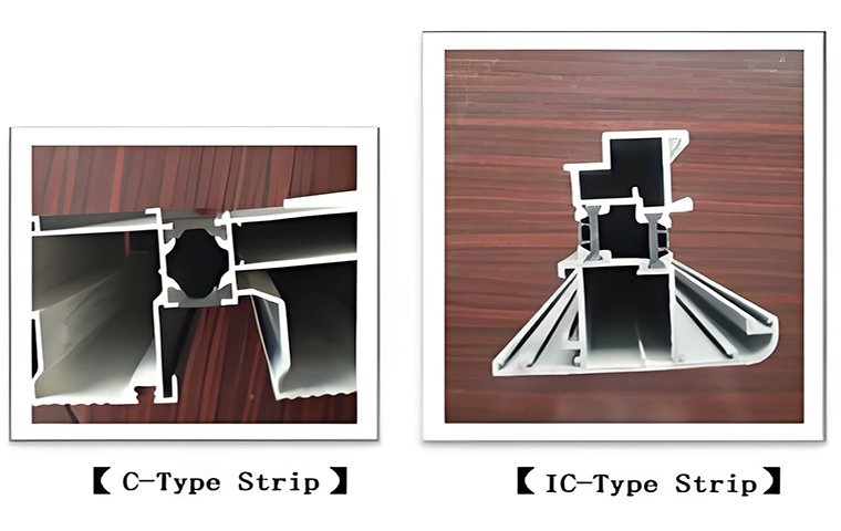 the comparison test between the c type thermal insulation strip and the ic one.jpg