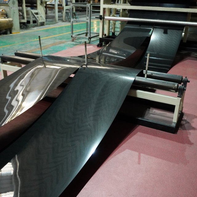 Black PP conveyor belt