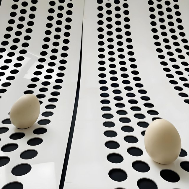 Perforated PP egg conveyor belt